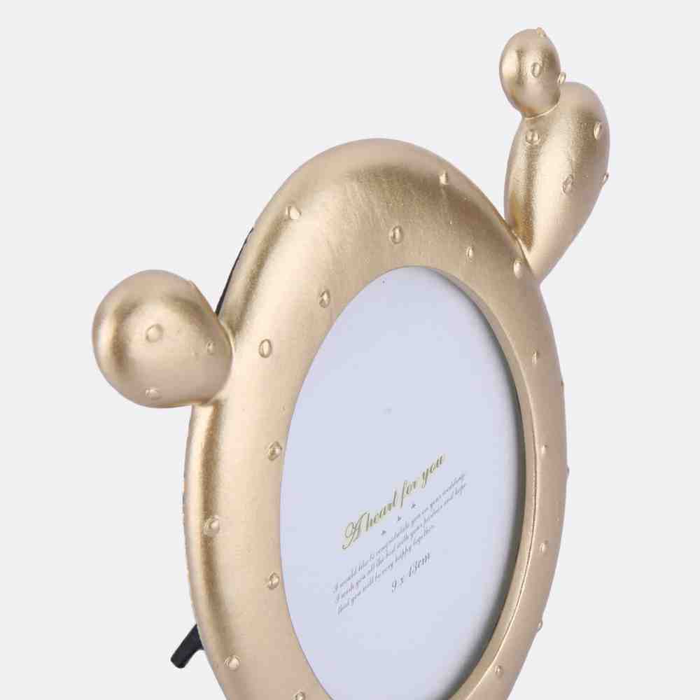 Capul Photo Frame Design Gold Cactus Design Photo Frame | Home Décor