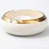 Ceramic Luxury Ashtray with Golden Inner Coating