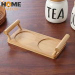 Ceramic tea and sugar storage jars with bamboo lids and wooden tray – Home Hatch Pakistan