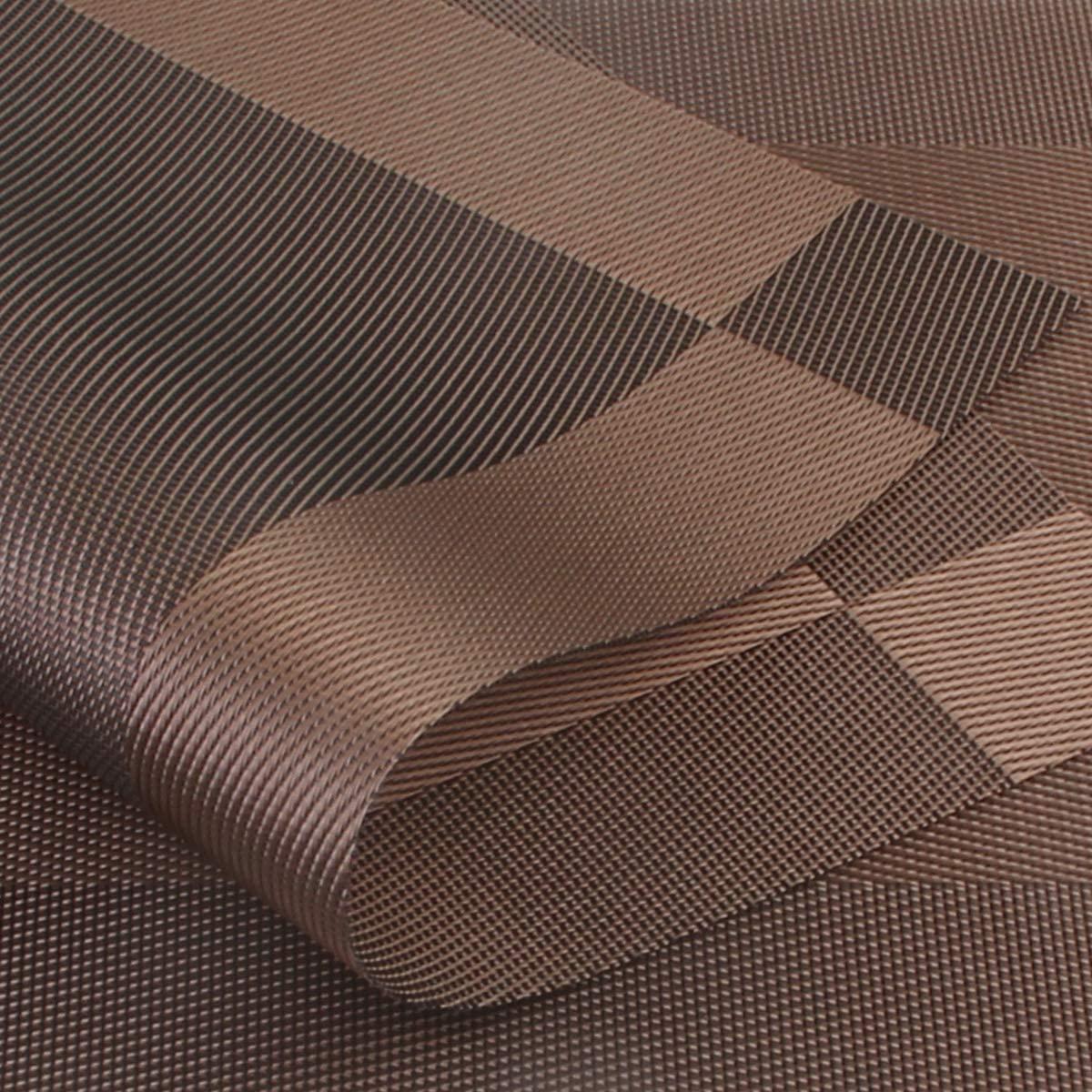 Checkered PVC Table Placemats –Dining Mats Set of 6