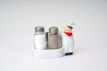 Salt and Pepper Shakers Set and Black Board with Chef Décor Display - Home Hatch