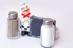 Salt and Pepper Shakers Set and Black Board with Chef Décor Display - Home Hatch