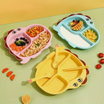 Cute Dinosaur Toddlers Serving set | Children Food Supplement Tableware - Home Hatch