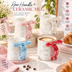 3D bow handle ceramic coffee mug, cute ribbon coffee cup, bow handle tea cup, ceramic bow mug, 3D ribbon handle mug, aesthetic coffee mug Pakistan, coquette coffee mug, cute ceramic tea cup, bow design coffee mug, ribbon ceramic cup, bowknot handle coffee cup, aesthetic tea and coffee mug, unique ceramic mugs Pakistan, cute coffee mugs online Pakistan, coquette drinkware Pakistan, ribbon coffee mug Pakistan, 3D bow mug Pakistan, decorative ceramic cup, coffee cup with bow handle, gift for coffee lovers Paki