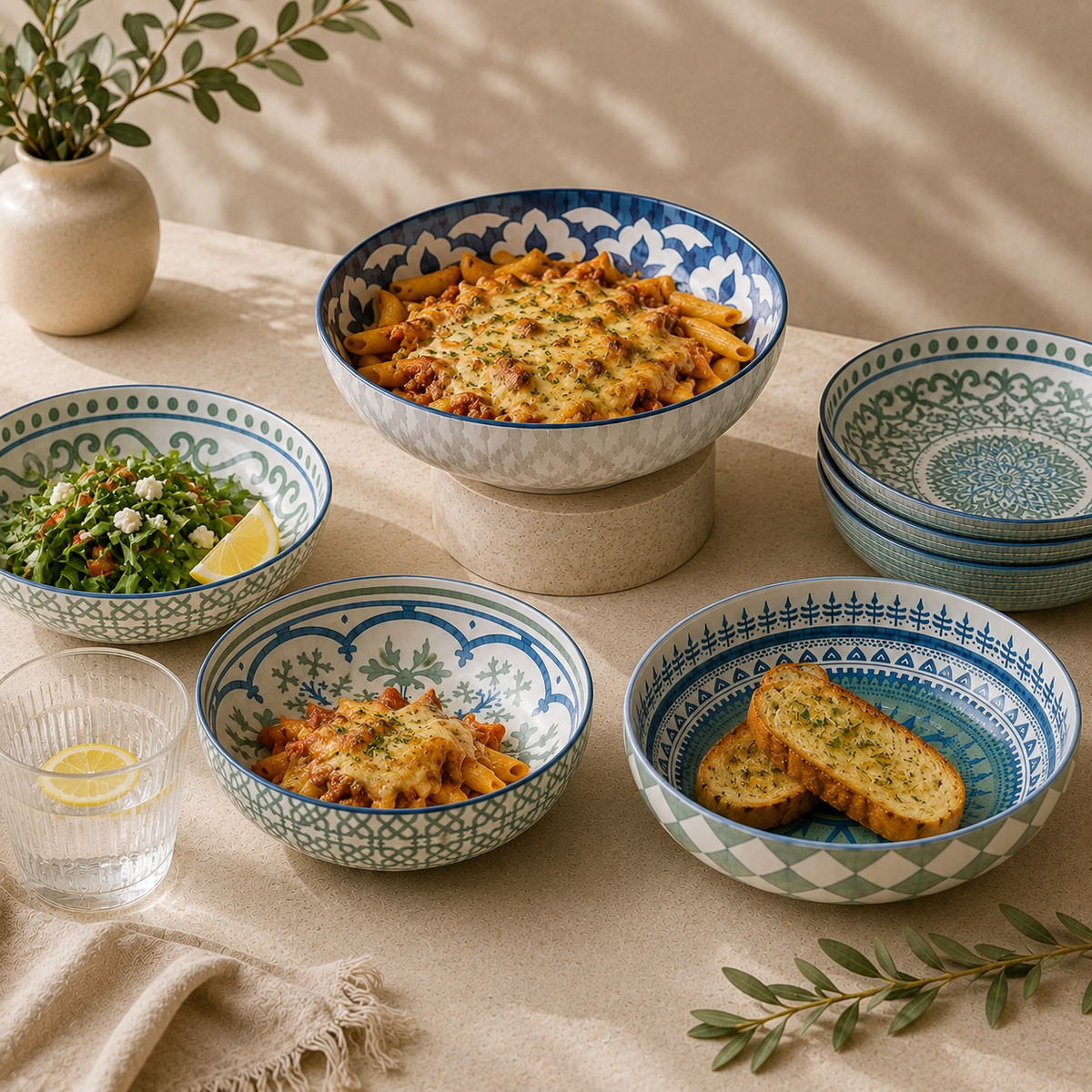 DANNY HOME set of 4 premium 8.5-inch porcelain soup plates with deep round design for soup, pasta, salad, cereal, rice, and everyday dining.DANNY HOME porcelain soup platesporcelain soup plates set of 48.5 inch soup platesdeep porcelain serving bowlsporcelain pasta bowlssoup bowls setsalad serving bowlscereal bowls porcelainpremium porcelain dinnerwaredeep serving bowls