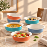 Danny Home 6-Piece Ceramic Bowl Set – Multicolour Soup &amp; Snack Bowls | Premium ServewareAdd a pop of colour and sophistication to your dining table with the Danny Home 6-Piece Ceramic Bowl Set from Home Hatch. Each bowl is crafted from high-quality ceramic with a smooth glazed finish, making it perfect for both everyday use and special occasions. Whether you’re serving soup, snacks, cereal, desserts, or side dishes, this set blends practicality with premium style for Pakistani homes that value quality