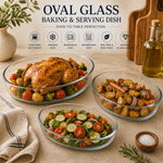 DELISOGA glass baking dishoval glass baking dishglass roasting dishclear glass baking dishoven to table glass dishglass casserole dishoval roasting dishglass bakewareglass serving dishglass baking dish PakistanDELISOGA clear oval glass baking and serving dish for roasting chicken, baking casseroles, pasta, vegetables and oven-to-table serving.