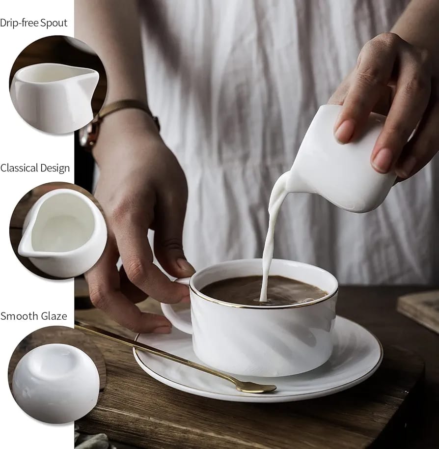 Danny Home ceramic milk creamer set 2 pcs 88ml coffee pitcher Home Hatch Pakistanceramic milk creamer set Pakistandanny home milk pitchermini ceramic coffee creamerceramic milk jug setHome Hatch coffee accessoriescoffee creamer pitcher88ml ceramic milk pitcherceramic creamer jug Pakistancoffee milk serving jugtea milk pitcher set