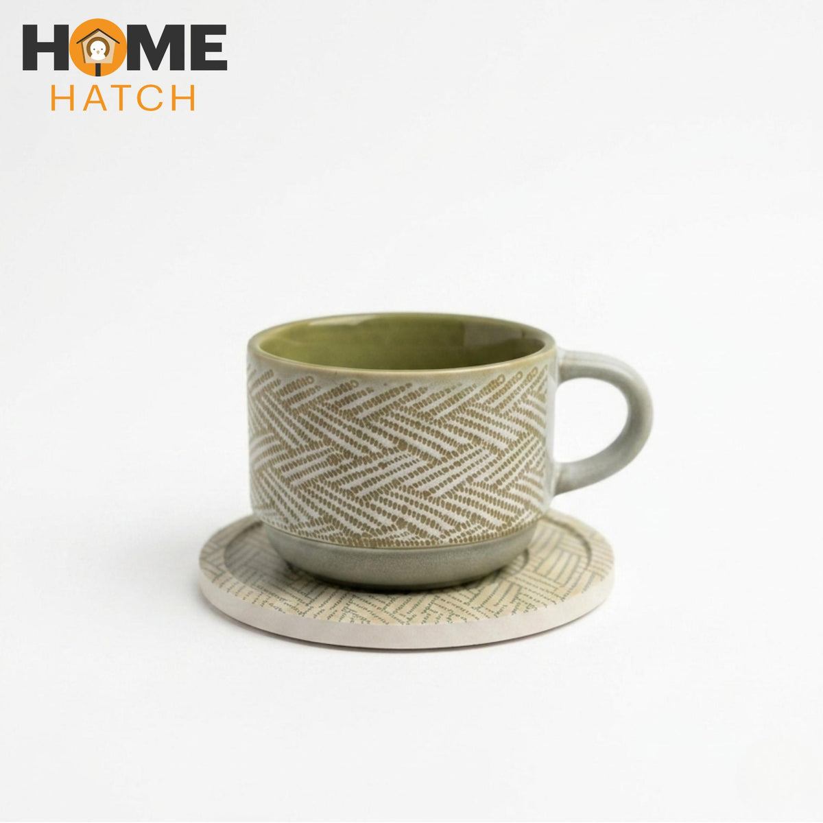 danny home handcrafted ceramic cup set of 6 with coasters tea coffee cups – Pakistan