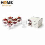 Danny Home Mini Trifle Bowls 4-pcs Set – 400 ml