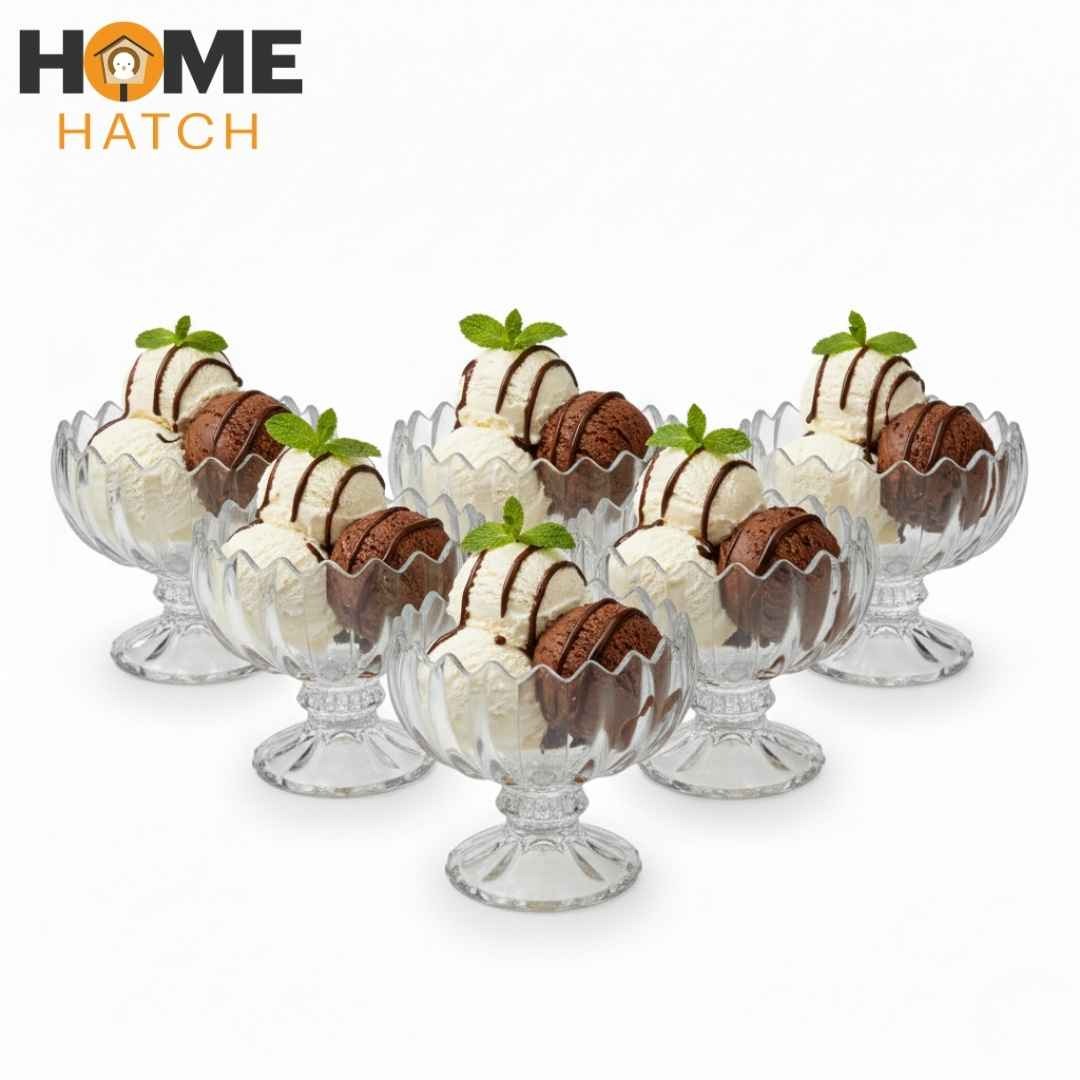 Delisoga crystal glass dessert cup set of 6 – Home Hatch Pakistancrystal glass dessert cupsdessert cup set of 6 Pakistanglass ice cream cupsDelisoga dessert cupsHome Hatch glasswareglass pudding cupsserving bowls for dessertscrystal style glass cupsdessert serving cups Pakistanglass dessert bowls