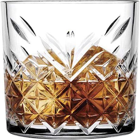 Delisoga Premium Transparent Thick Walled Drinking Glass - Set of 6 - Home Hatch