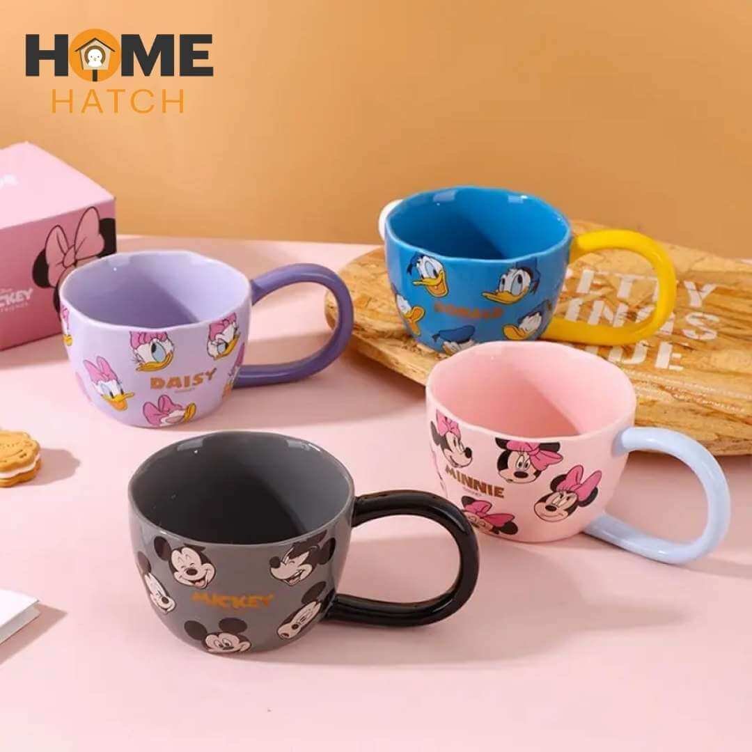 Disney Mickey & Friends 300ml Ceramic Mugs