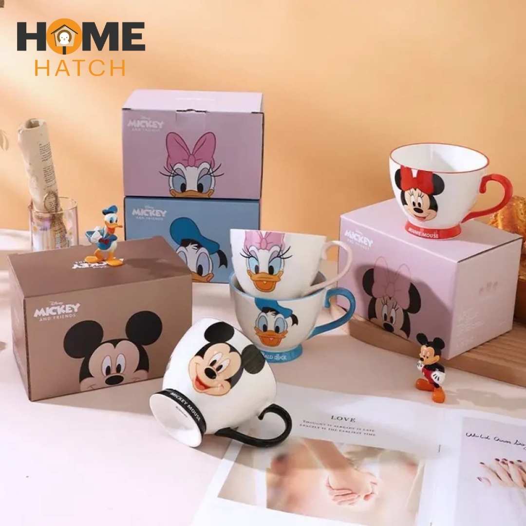 Disney Mickey & Friends Ceramic Mug – Mickey, Minnie, Donald & Daisy