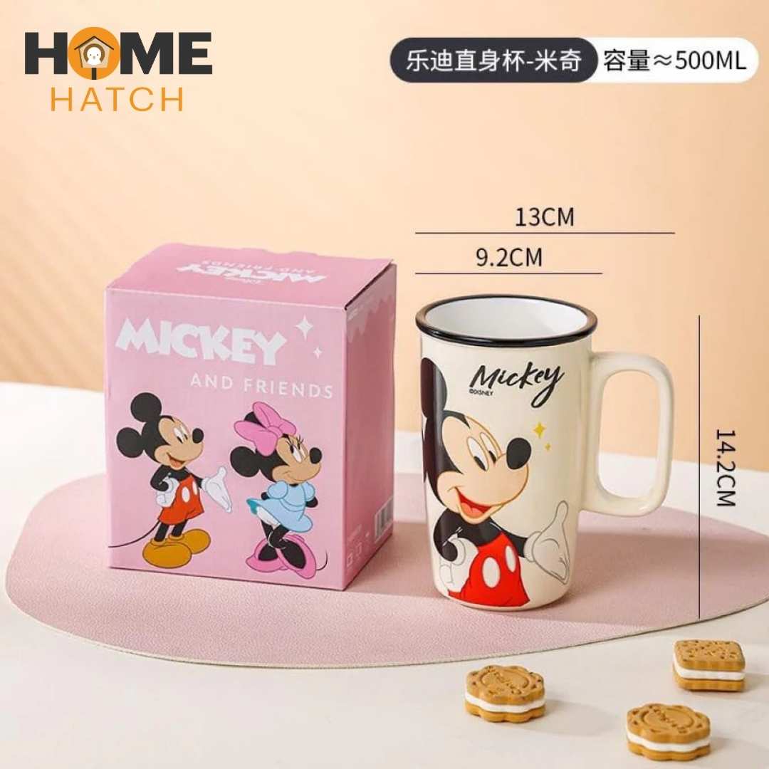 Disney Mickey & Friends Porcelain Coffee Mug – 500ml Gift Box