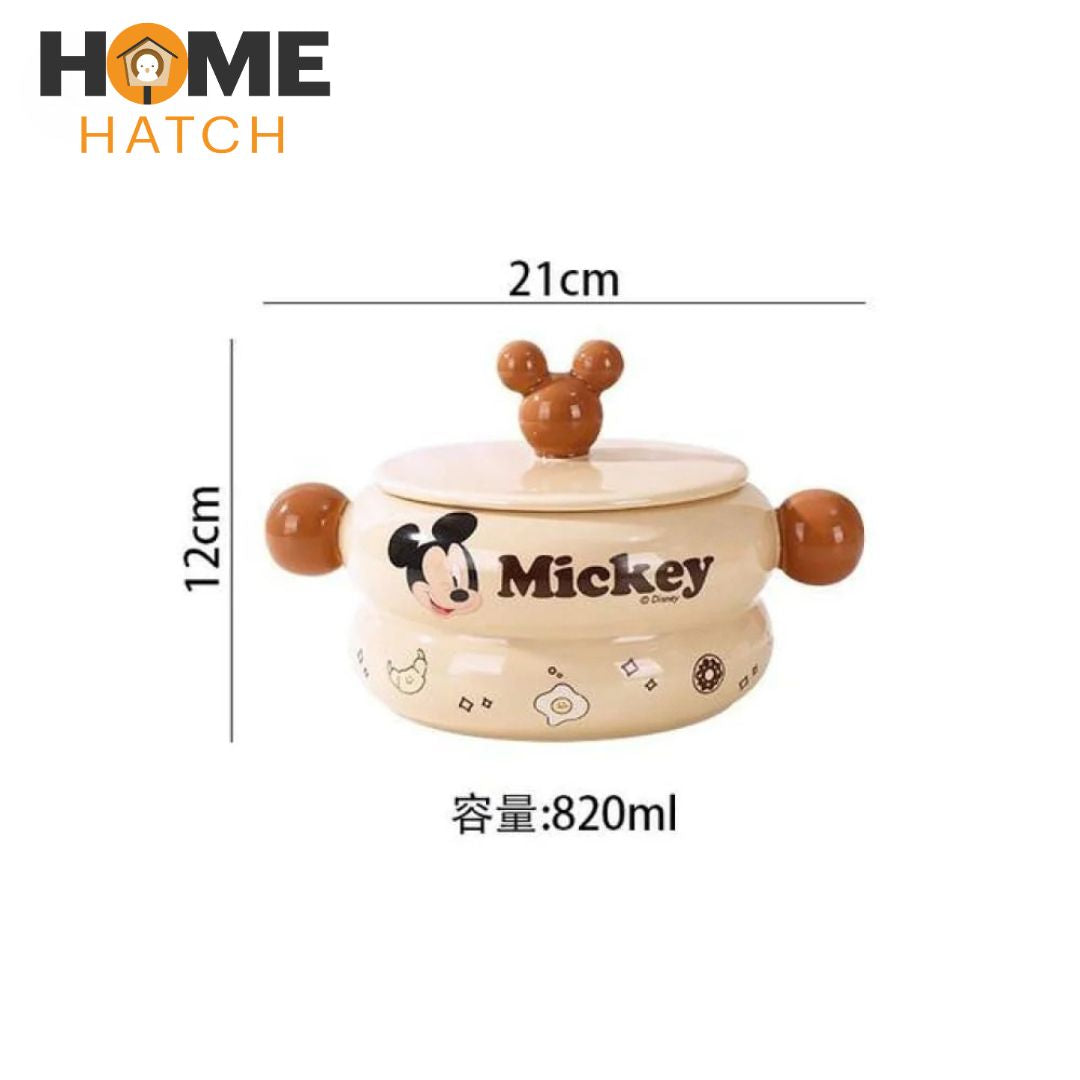 Disney Mickey & Friends Porcelain Soup Pot – 820ml
