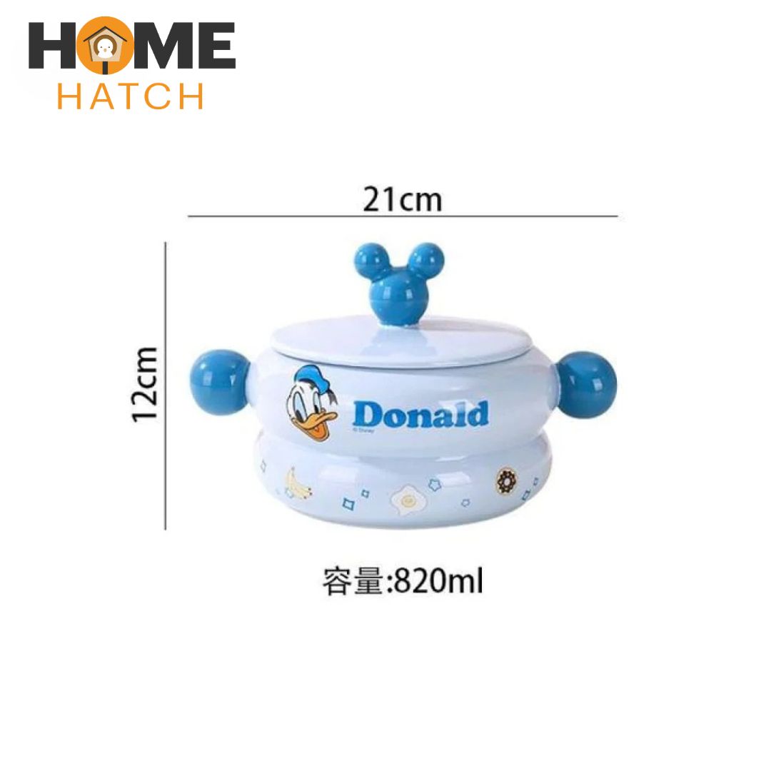 Disney Mickey & Friends Porcelain Soup Pot – 820ml