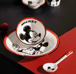 Disney Original Mickey Mouse 5-piece ceramic dinnerware set with plate bowl cup spoon and gift box