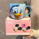 Disney Original Mickey & Friends 3D embossed ceramic coffee mug 550ml premium collectible mug