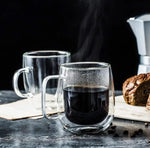 Double Wall Glass Mug 400ml Pakistan – Heat Resistant Transparent Tea & Coffee Cup