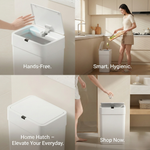 Smart Auto Sensor Trash Can Horizontal Touchless Bin for Narrow Spaces Kitchen & Bathroom Motion Waste Bin