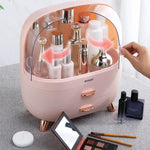 ECOCO Dustproof Multi-Layer Makeup Storage Organizer with Clear Lid – Home Hatch Pakistan