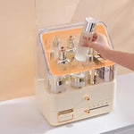 ECOCO Large Capacity Cosmetic Storage Box with Dust-Proof Lid – Home Hatch Pakistan