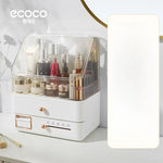 ECOCO Large Capacity Cosmetic Storage Box with Dust-Proof Lid – Home Hatch Pakistan