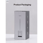 ECOCO Wall-Mounted Silicone Toilet Brush – Hygienic, Quick Drying Bathroom Tool – Home Hatch Pakistan