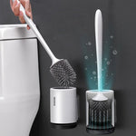ECOCO Wall-Mounted Silicone Toilet Brush – Hygienic, Quick Drying Bathroom Tool – Home Hatch Pakistan