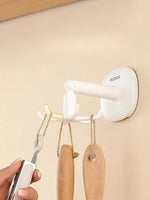 ECOCO 360° Rotating Hexagonal Wall Hook – Multifunctional Swivel Hanger – Home Hatch Pakistan