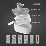 ECOCO 7-in-1 Multi-Function Vegetable Slicer & Chopper – Kitchen Cutter – Home Hatch Pakistan