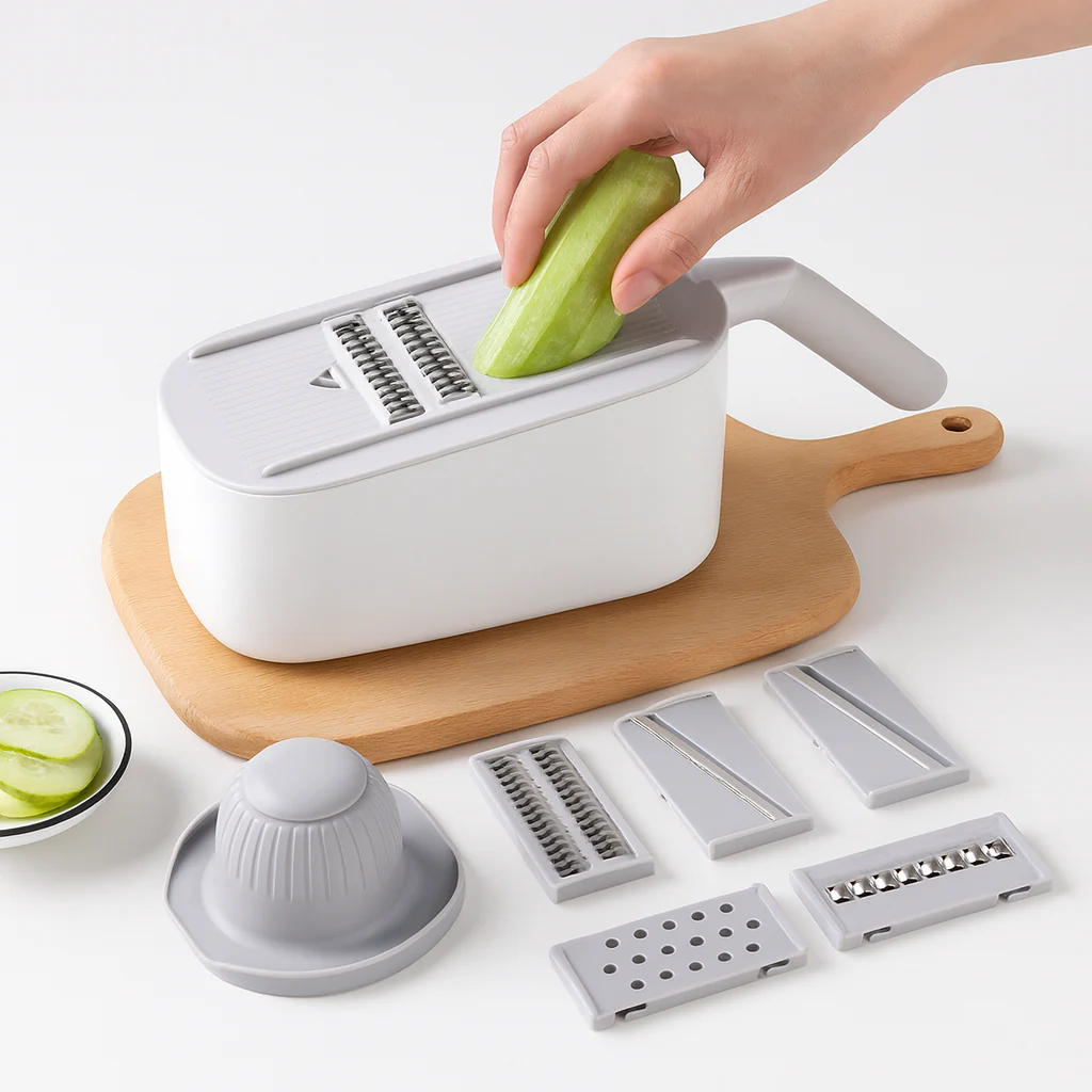 ECOCO 7-in-1 Multi-Function Vegetable Slicer & Chopper – Kitchen Cutter – Home Hatch Pakistan