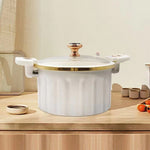 Non-stick Enamel Micro Pressure Cooker | Cookware - Home Hatch