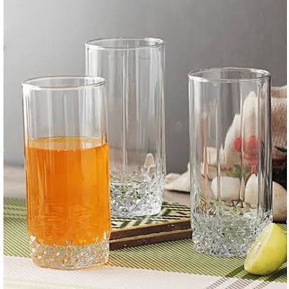 Delisoga Valse Transparent Drinking Glass - Set of 6