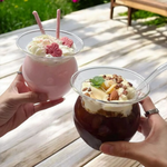 FroyoFlair Glass Cup Bowl Pakistan – Elegant Dessert Glass for Sundae, Ice Cream, Smoothies & Milkshakes