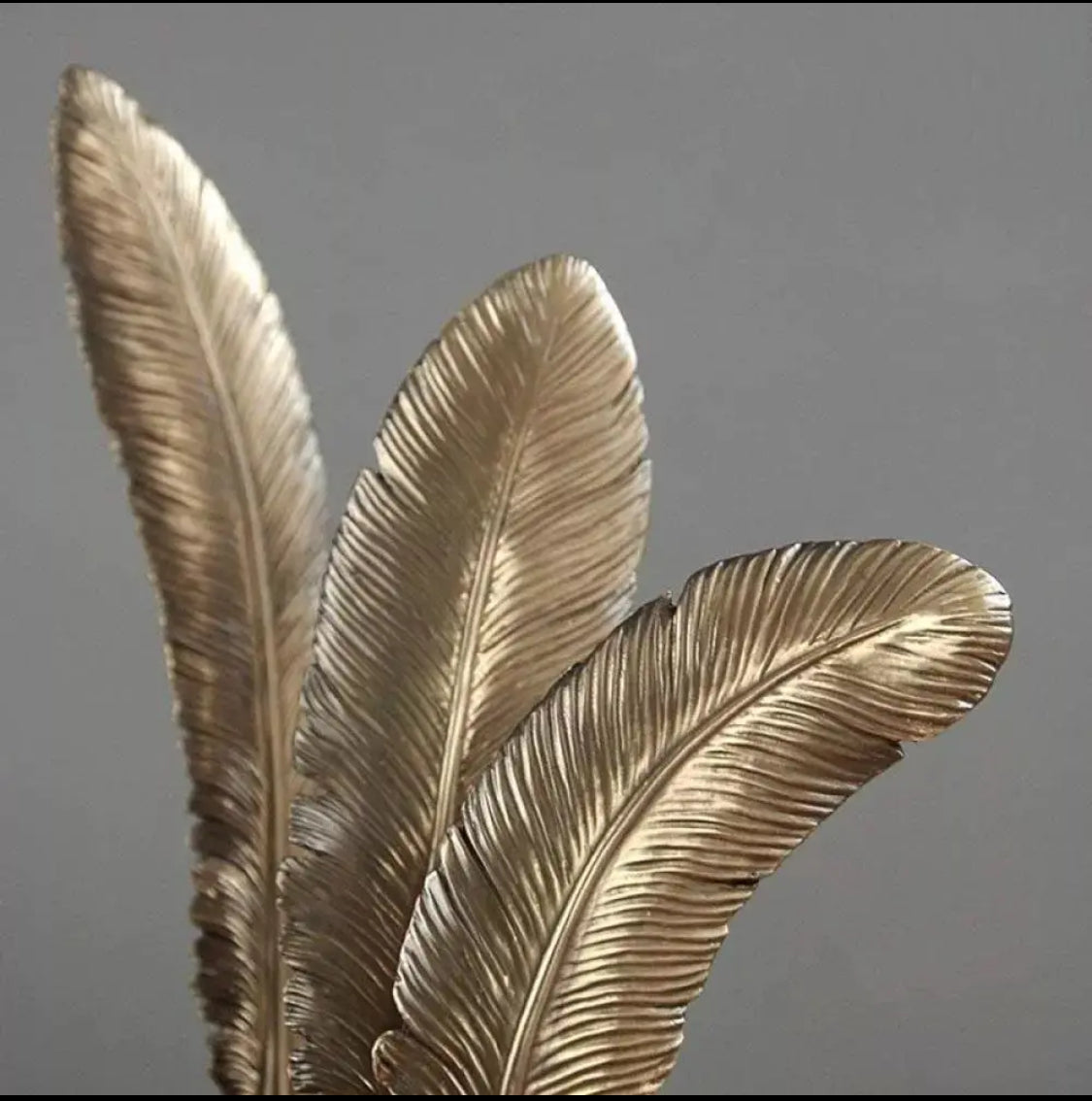 3pcs - Golden Feather Set | Center Piece