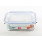 2pcs Rectangular Airtight Glass Food Storage Containers