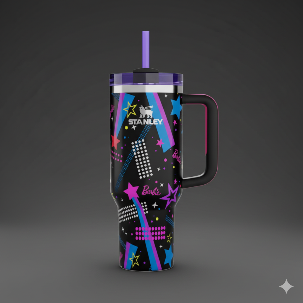 The barbie™ x Stanley - '80s Rockers Quencher 40 oz