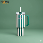 The Quencher H2.0 Flowstate™ Tumbler | 40 OZ - Emerald Cabana Gloss