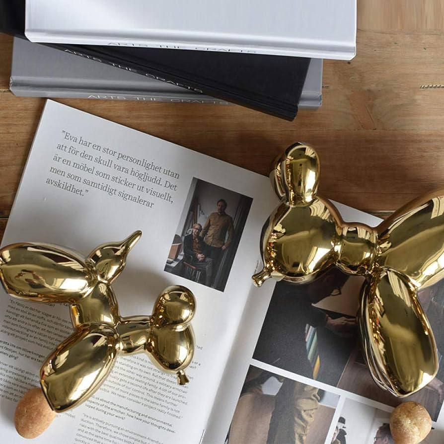 Gold Balloon Dog Statue | Figurine | Home Décor