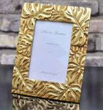 Gold Luxury Leaf Border Photo Frame | Home Décor