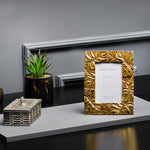 Gold Luxury Leaf Border Photo Frame | Home Décor