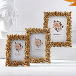 Gold Antique Roses Border Photo Frame | Home Décor