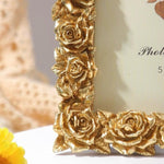 Gold Antique Roses Border Photo Frame | Home Décor