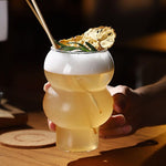 Gourd Shaped High Borosilicate Glass Cup Pakistan – Heat Resistant Transparent Drinkware for Coffee, Milk Tea, Juices, Cocktails & Desserts