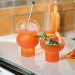 Gourd Shaped High Borosilicate Glass Cup Pakistan – Heat Resistant Transparent Drinkware for Coffee, Milk Tea, Juices, Cocktails & Desserts