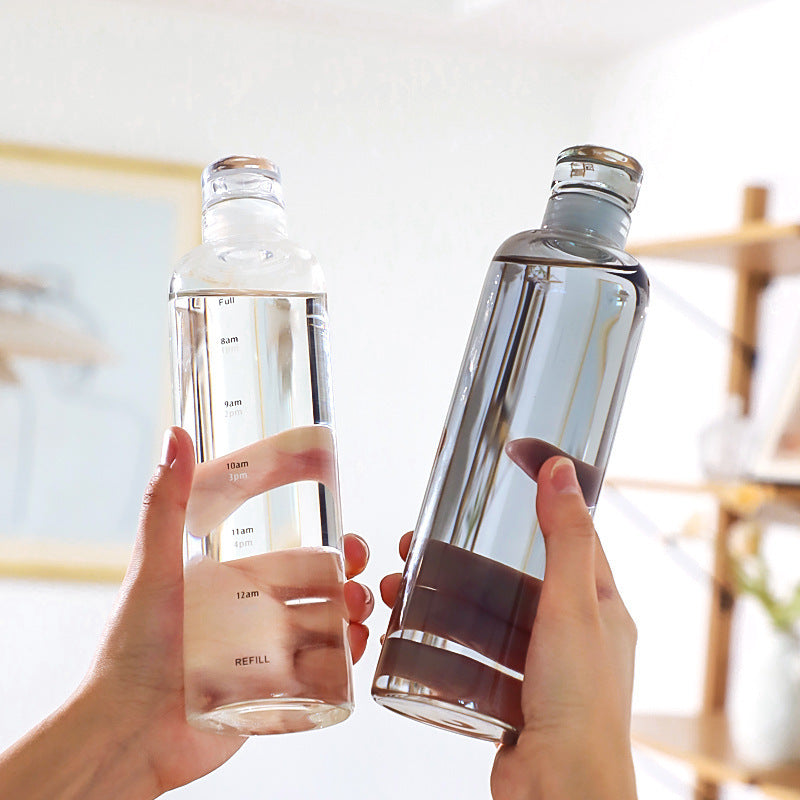 Gradient Style Hydration Powder Gradient Hydration Glass Water Bottle