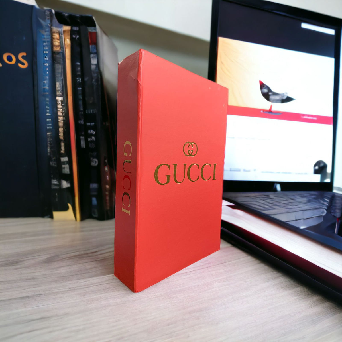 Gucci Faux Decorative Designer Books | Home Decor - Home Hatch