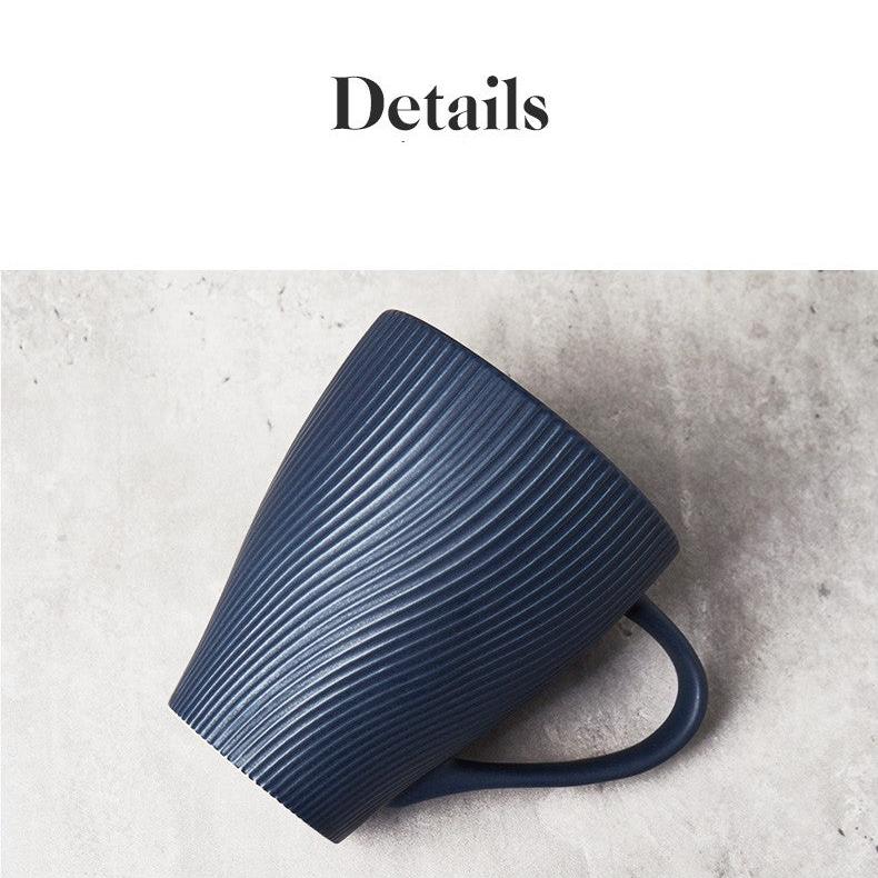 Embossed Elegant Tea Coffee Mug